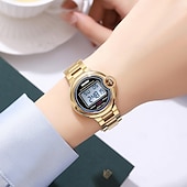 economico Orologi digitali-SKMEI Da donna Orologio digitale Di tendenza Orologio casual Orologio da polso Luminoso Allarme sveglia Calendario Data Acciaio inossidabile Guarda