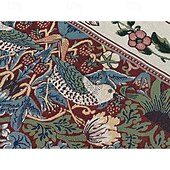 billige Jacquard vevde gobeliner-jacquard vevd billedvev gobelin aubusson veggheng jordbærtyv begian veggteppe vevstol bomullsvev stue soverom dekorasjon (uten pinne og dusker)