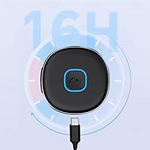 Недорогие Автомобильные зарядные устройства-Адаптер AUX Bluetooth Беспроводной адаптер Bluetooth 5.0 с микрофоном для громкой связи в автомобиле 3,5 мм