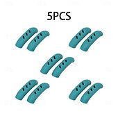 Недорогие Кухонная утварь и гаджеты-5 шт., силиконовая крышка ручки сковороды, теплоизоляционная ручка, держатель, рукав, кухонные гаджеты