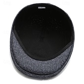 levne Pánské klobouky-Pánské PLacatá čepice Klobouk Ascot Novinářský klobouk Hnědá Šedá Polyester Módní Na běžné nošení Bristké ulice Denní Pléd Nastavitelná Prodyšné