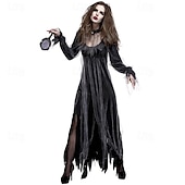 levne Zombie-Zombie Duch nevěsta předvečer Všech svatých Cosplay kostým Kostým na Večírek Maškarní Úbory cosplay Dospělé Dámské Karneval Plesová maškaráda Mardi Gras Výkon Párty předvečer Všech svatých Jednoduch
