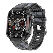 abordables Relojes inteligentes-Tk25 deporte al aire libre reloj inteligente hombres ip68 impermeable ecgppg monitoreo de salud bluetooth llamada reloj inteligente para android ios