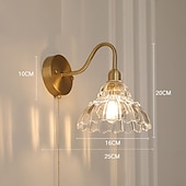 billiga Vägglampor för inomhusbelysning-led inomhus vägglampor varmvit e14 modernt glas modern hembelysning metall vägglampa lampat för sovrum matsal 85-265v