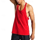 abordables Camisetas y Tops de Correr-Hombre Camiseta sin mangas de entrenamiento Camiseta sin mangas Running Camiseta sin mangas de gimnasio Sin Mangas Chalecos Casual Ropa Deportiva Transpirable Secado rápido Suave Entrenamiento de