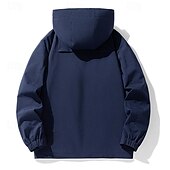 abordables Softshell, polares y chaquetas de montaña-Hombre Chaqueta Softshell Chaqueta para senderismo Al aire libre Resistente al Viento Resistente al Agua Sudadera Chaqueta cortavientos Camping / Senderismo / Espeleología Viaje Negro Verde Ejército