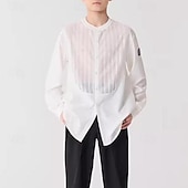 olcso Felsők és szettek-Latin tánc Ing Illesztés Férfi Teljesítmény Hétköznapi viselet Hosszú ujj Spandex