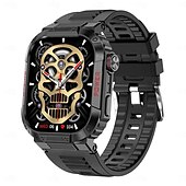 abordables Relojes inteligentes-Tk25 deporte al aire libre reloj inteligente hombres ip68 impermeable ecgppg monitoreo de salud bluetooth llamada reloj inteligente para android ios
