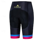 お買い得  ウィメンズパンツ・ショーツ・スカート-ミロト 女性用 幾何学的な バイクショーツ パッド入りサイクリングショーツ バイク ショートパンツ パッド入りショーツ スリムフィット スポーツ 速乾性 高弾性 快適 高通気性 ブラック ネービーブルー 衣類 サイクルウェア