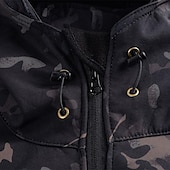 abordables Softshell, polares y chaquetas de montaña-Hombre Chaqueta Softshell Chaqueta para senderismo Al aire libre Bloque de color Resistente al Viento Resistente al Agua Chaqueta cortavientos Viaje Negro Camuflaje Verde
