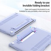 abordables Sacs, sacs à dos pour PC portables-MacBook Etuis Compatible avec Macbook Air Pro 13,3 14 16.0 pouce Dur Plastique Clair comme de l&#039;eau de roche