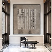 preiswerte Pop-Ölgemälde-abstraktes Ölgemälde handgemalt beige braun und grün Malerei handgemachte braun Wabi Sabi Kunstwerk Ölgemälde handgemalt strukturierte Ölgemälde beige Ölgemälde abstrakte Leinwand Kunst modernes Dekor