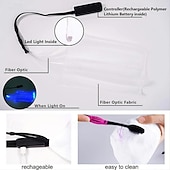  7 barevných světel obličejová maska LED svítící karnevalová dobíjecí záře světelná prachová maska pro party dance rave