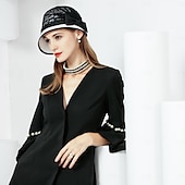 economico Cappelli per feste-berretto Fibra Cappello a bombetta / cloche Cappelli da pescatore Cappello da sole Matrimonio Informale Elegante Matrimonio Con Di pizzo Copricapo Copricapo
