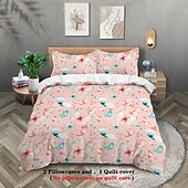 billiga Påslakanset-vårfräscht rosa fjärilspåslakan - livfull och elegant design - mjukt och bekvämt tyg - perfekt för att lysa upp ditt sovrumsinredning inför vårsäsongen - lätt att rengöra och underhålla
