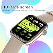 abordables Relojes inteligentes-G104 Reloj inteligente 1.83 pulgada Smartwatch Reloj elegante Bluetooth Podómetro Recordatorio de Llamadas Seguimiento de Actividad Compatible con Android iOS Mujer Hombre Larga espera Llamadas con