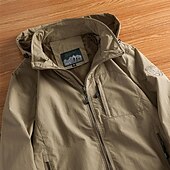 abordables Softshell, polares y chaquetas de montaña-Hombre Chaqueta Softshell Chaqueta para senderismo Al aire libre Bloque de color Resistente al Viento Resistente al Agua Sudadera Chaqueta cortavientos Camping / Senderismo / Espeleología Viaje Negro