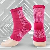 abordables Calcetines de running-Mangas de compresión de la pierna 1 Par Básico Mujer Calcetines de tubo Transpirable Reductor del Sudor Cómodo Entrenamiento de gimnasio Baloncesto Corriendo Correr Ciclismo Deportes Color sólido