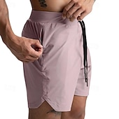 levne Pánské běžecké kraťasy-Pánské Koşu Şortları Kraťasy na tělocvik Tepláky Kapsy Šňůrky Elastický pas Kraťasy Venkovní Sporty a outdoor Sportovní Rychleschnoucí Yumuşak Maratón Běh Cvičení Na míru sportovní oblečení Sportovn