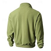 economico Softshell, pile e giacche da escursionismo-Per uomo Giubbino da escursione Giacca in pile da escursione Inverno All&#039;aperto Caldo Morbido Comodo Giacche in pile Cerniera intera Scalate Campeggio / Escursionismo / Speleologia Viaggi Nero Verde