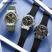 economico Orologi digitali-SANDA Da uomo Orologio digitale All&#039;aperto Sportivo Di tendenza Orologio da polso Luminoso Cronometro Allarme sveglia Conto alla rovescia TPU Guarda