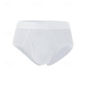 preiswerte Boxershorts für Herren-Herren 3 Pack Unterwäsche Boxer Boxer-Shorts Patchwork Hauptstadt Atmungsaktiv Weich Komfortabel Farbblock Mittlere Hüfthöhe Schwarz+Weiß+Grau Schwarz