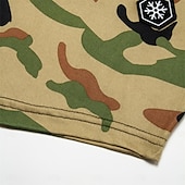 economico Canotte da palestra-Per uomo Canotta Maglietta smanicata Felpa con cappuccio senza maniche Senza Maniche Con Cappuccio Estate Mimetico Moda Streetwear Muscolo Con cappuccio Sport &amp; Outdoor Athleisure Palestra Verde