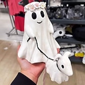  هالوين شبح المشي الكلب تمثال شبح المشي له شبح الكلب هالوين شبح الكلب تماثيل مخيف شبح الكلب هالوين تمثال المنزل منضدية زينة