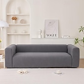 cheap Sofa Cover-Elastic Sofa Cover Full Cover, Anti-Cat Scratch Thickened Creamy Style for Durable Furniture Protection Suitable for All Seasons and Sofa Types