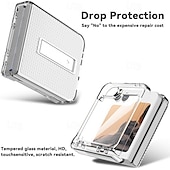 economico Cover Samsung-telefono Custodia Per Samsung Galaxy Capovolgi Z 6 Per retro Con supporto Resistente agli urti Retrò TPU ABS