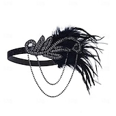 levne Šály a šátky-20. léta 20. století Velký Gatsby Úbory Bubenová čelenka Velký Gatsby Svatební host Bez límce Dámské předvečer Všech svatých Karneval Plesová maškaráda Párty Plesová maškaráda Svatební hostina Dospělé
