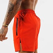 billiga Löparshorts-Herr Joggingshorts Gymshorts Tröjor Ficka Snörning Elastiskt midjeband Shorts Utomhus Sport &amp; Utomhus Sport Snabb tork Lättvikt Mjuk Maraton Löpning Träna Skräddarsydd passform Sportkläder Sportkläder