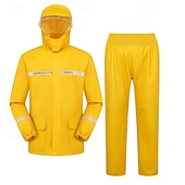 baratos Casacos impermeáveis-Unisexo Capa de Chuva de Trilha Ao ar livre Prova-de-Água Respirável Resistente ao vento Roupas de caminhada Roupas de caminhada Primavera Outono Capa de chuva Acessórios para Chuva Casacos com