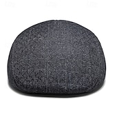 levne Pánské klobouky-Pánské PLacatá čepice Klobouk Ascot Novinářský klobouk Hnědá Šedá Polyester Módní Na běžné nošení Bristké ulice Denní Pléd Nastavitelná Prodyšné
