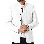 preiswerte Lässige Jacken-Unisex Leichte Jacke Freizeitjacke Chore-Jacke Casual Langlebig Tasche Frühling &amp; Herbst Solide / einfarbig Athleisure Stehkragen Standard Schwarz Weiß Wein Dunkelblau Jacken