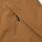 economico Softshell, pile e giacche da escursionismo-Per uomo Giacca Softshell Giubbino da escursione All&#039;aperto Color Block Antivento Resistente all&#039;acqua Felpa con cappuccio Giacca a vento Campeggio / Escursionismo / Speleologia Viaggi Nero Bianco