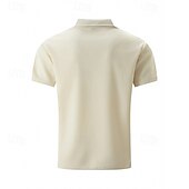 economico camicia da uomo con bottoni-Per uomo Camicia Completo di camicia Camicia estiva Camicia con bottoni Maglietta informale Camicia da spiaggia Nero Bianco Blu Kaki Grigio Manica corta Liscio Collo ripiegabile Hawaiano Per eventi 2