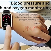 Χαμηλού Κόστους Έξυπνα βραχιόλια καρπού-696 H37 Εξυπνο ρολόι 1.57 inch Έξυπνο βραχιόλι Bluetooth Βηματόμετρο Υπενθύμιση Κλήσης Παρακολούθηση Ύπνου Συμβατό με Android iOS Γυναικεία Κλήσεις Hands-Free Υπενθύμιση Μηνύματος IP 67