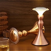 cheap Table Lamps-LED Desk Light Touch Controlled Reading Light Bar Metal Table Lamp Portable Battery Table Retro Night Light LED Restaurant Bedroom Bedside Restaurant USB Charging Light 1PC