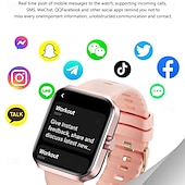 preiswerte Smartwatch-696 NX22 Smartwatch 1.78 Zoll Smartwatch Fitnessuhr Bluetooth Schrittzähler Anruferinnerung Schlaf-Tracker Kompatibel mit Android iOS Damen Herren GPS Freisprechanlage Nachrichterinnerung IP 67 46mm
