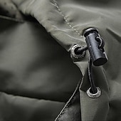 economico Fleece &amp; Giacche 3 in 1-Per uomo Giacca Softshell Giubbino da escursione All&#039;aperto Antivento Resistente all&#039;acqua Felpa con cappuccio Giacca a vento Campeggio / Escursionismo / Speleologia Viaggi Nero Verde militare Cachi