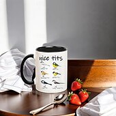 economico Tazze e tazzine-bella tazza di uccello con tette - divertente tazza di caffè per birdwatcher: tazza di caffè con linguaggio di uccelli, regalo di compleanno per donne, uomini e amanti degli uccelli - capacità di 11