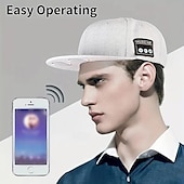 billige Høyttalere-trådløse smart høyttaler hodetelefoner baseball cap - perfekt bursdagsgave for menn kvinner gutter og jenter
