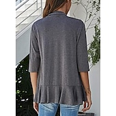 preiswerte Strickjacken und Oberbekleidung-pullover blau mantel