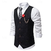 abordables Conjuntos-Retro Antiguo Rugido 20s 1920s Sombreros Accesorios Chaleco El gran Gatsby Caballero Moda Hombre Navidad Víspera de Todos los Santos Carnaval Fiesta de baile Despedida de Soltera Festival Adulto