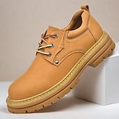abordables Bottes de travail-bottes de travail marron durables pour hommes, élégantes et confortables à porter au quotidien