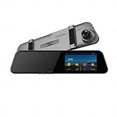 billige Bil-DVR-L1043 1080p Nytt Design / HD / med bakkamera Bil DVR 170 grader Bred vinkel 4 tommers IPS Dash Cam med Nattsyn / G-Sensor / Parkeringsmodus 4 infrarøde LED Bilopptaker