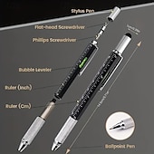 cheap Pens &amp; Pencils-6in1 Metal Multitool Pen Portable Screwdriver Multitool for Writing Drawing 1 PCS