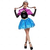 levne Dámské Kostýmy-Princeznovské Annabelle Šaty Cosplay kostým Dospělé Sexy kostým Výkon Párty Karneval Plesová maškaráda Jednoduchý karnevalový kostým