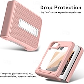 economico Cover Samsung-telefono Custodia Per Samsung Galaxy Capovolgi Z 6 Per retro Con supporto Resistente agli urti Retrò TPU ABS
